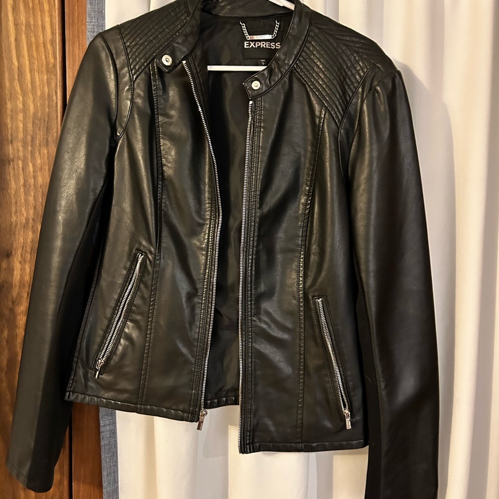 Express faux leather jacket